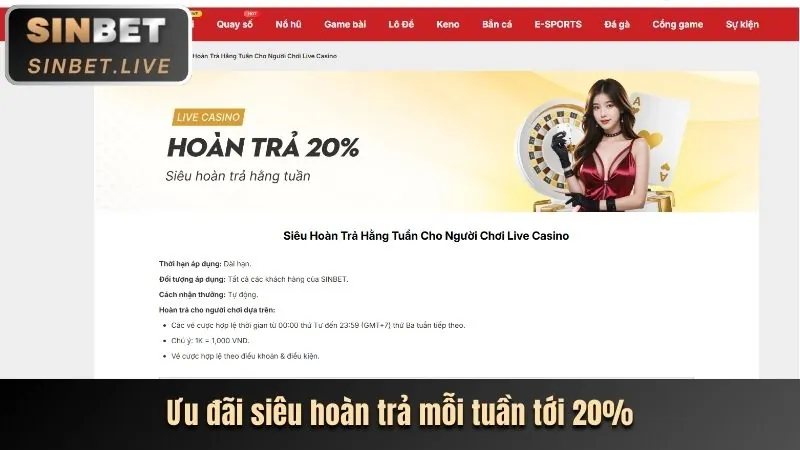 Cấp độ VIP Bạch Kim acb888